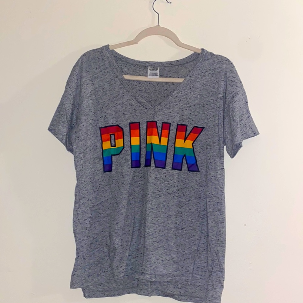 PINK v-neck shirt